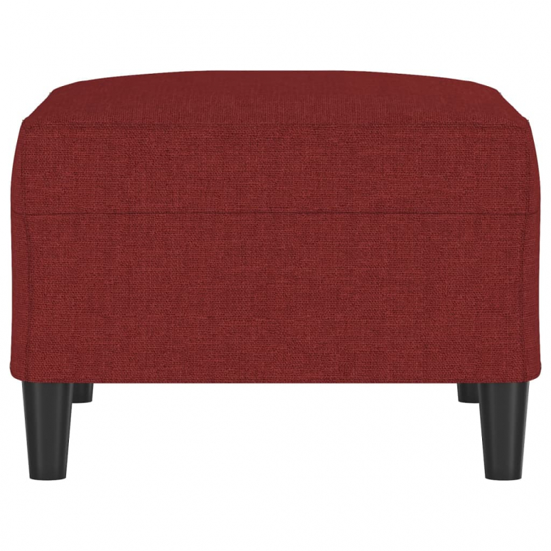 Fußhocker Weinrot 70x55x41 cm Stoff