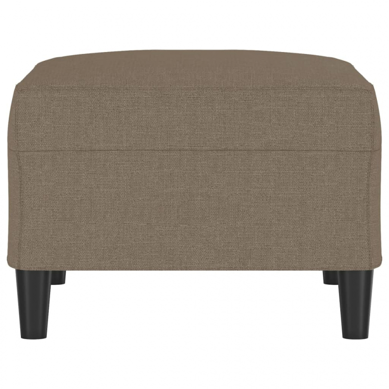 Fußhocker Taupe 70x55x41 cm Stoff