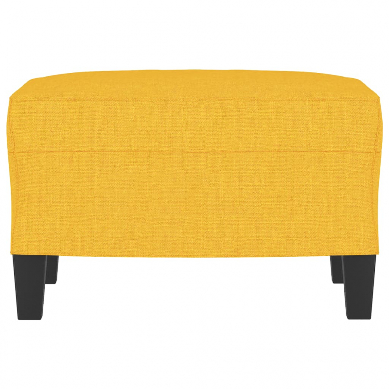 Fußhocker Hellgelb 60x50x41 cm Stoff