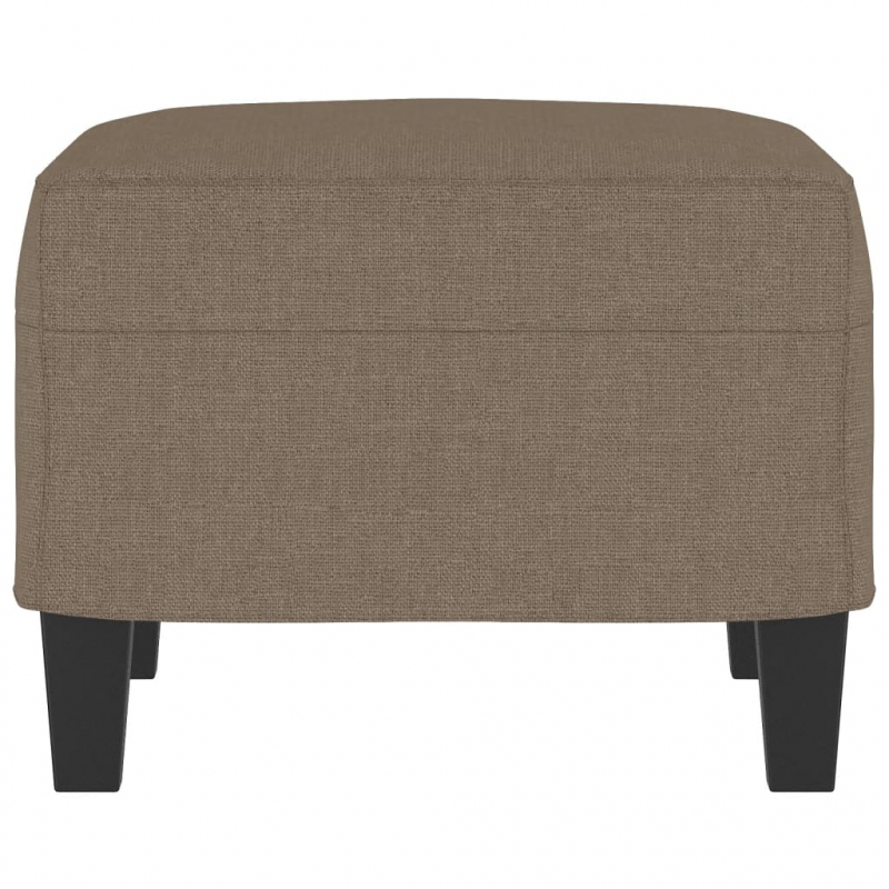 Fußhocker Taupe 60x50x41 cm Stoff