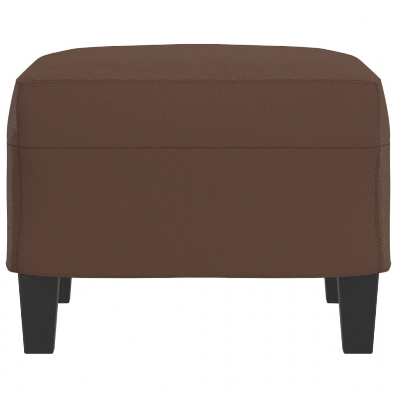 Fußhocker Braun 60x50x41 cm Kunstleder