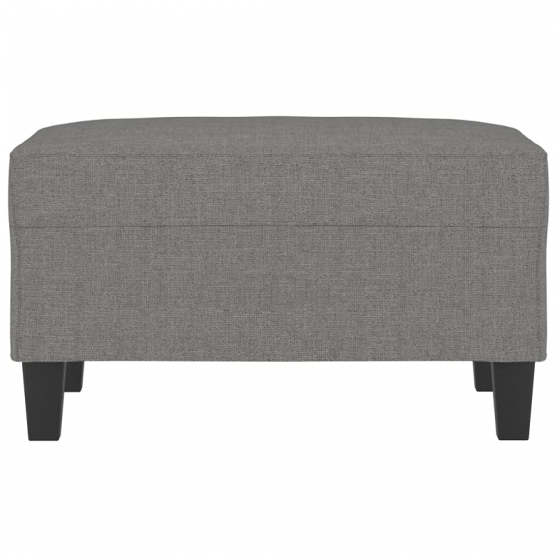 Fußhocker Dunkelgrau 70x55x41 cm Stoff