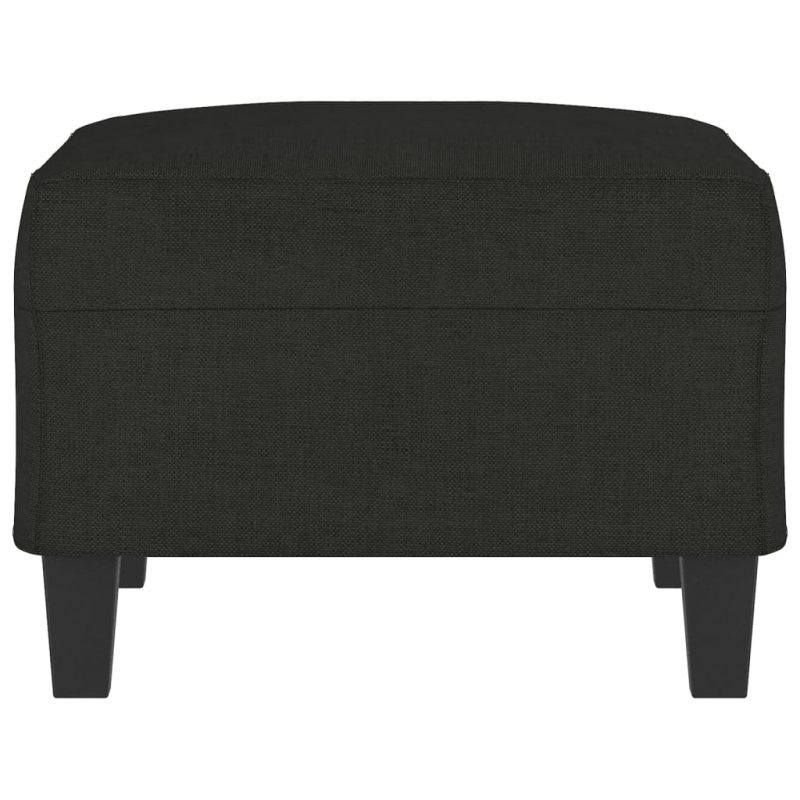 Fußhocker Schwarz 70x55x41 cm Stoff