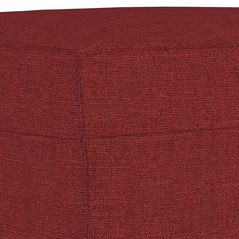 Fußhocker Weinrot 70x55x41 cm Stoff