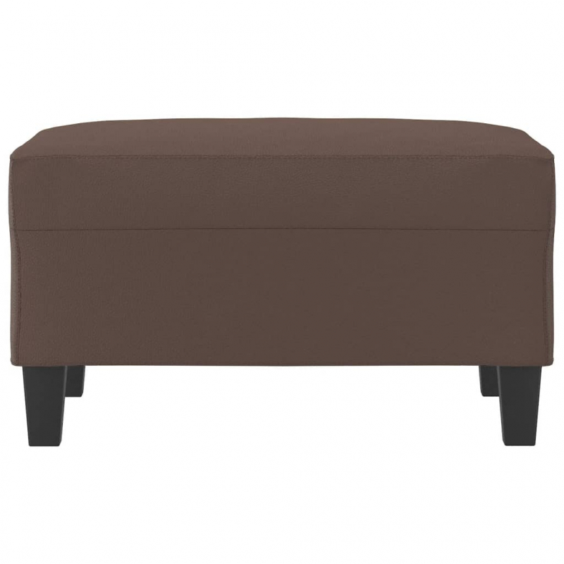 Fußhocker Braun 70x55x41 cm Kunstleder