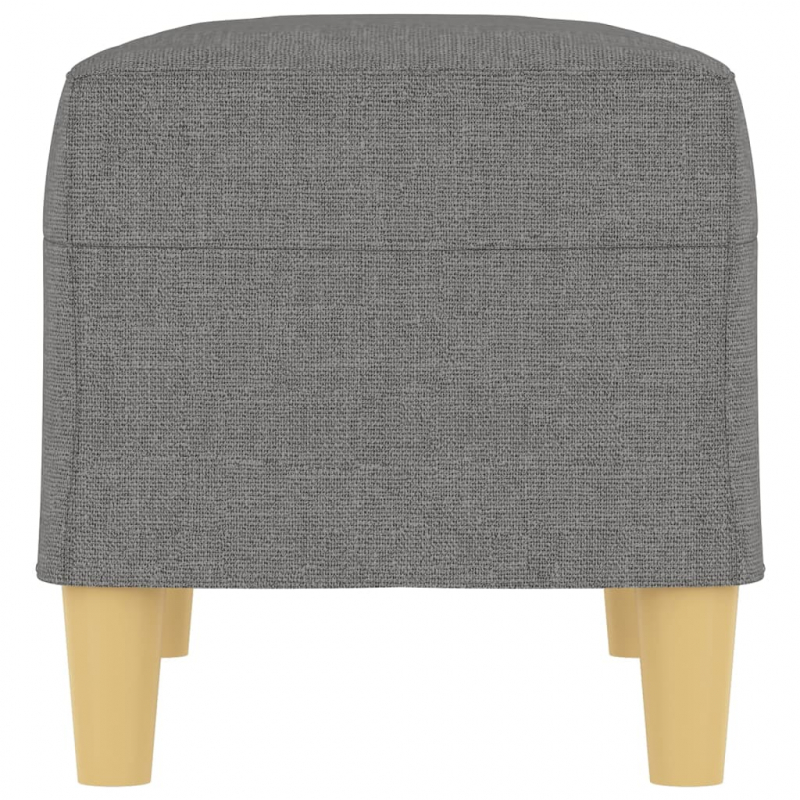 Sitzbank Dunkelgrau 70x35x41 cm Stoff