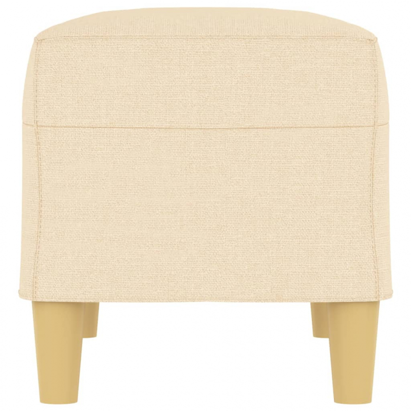 Sitzbank Creme 70x35x41 cm Stoff