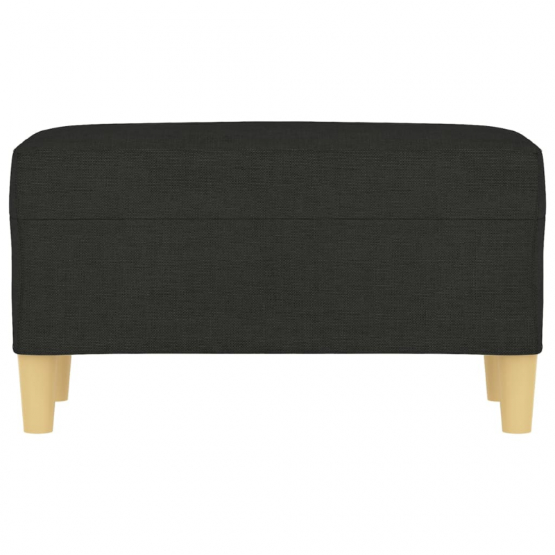 Sitzbank Schwarz 70x35x41 cm Stoff