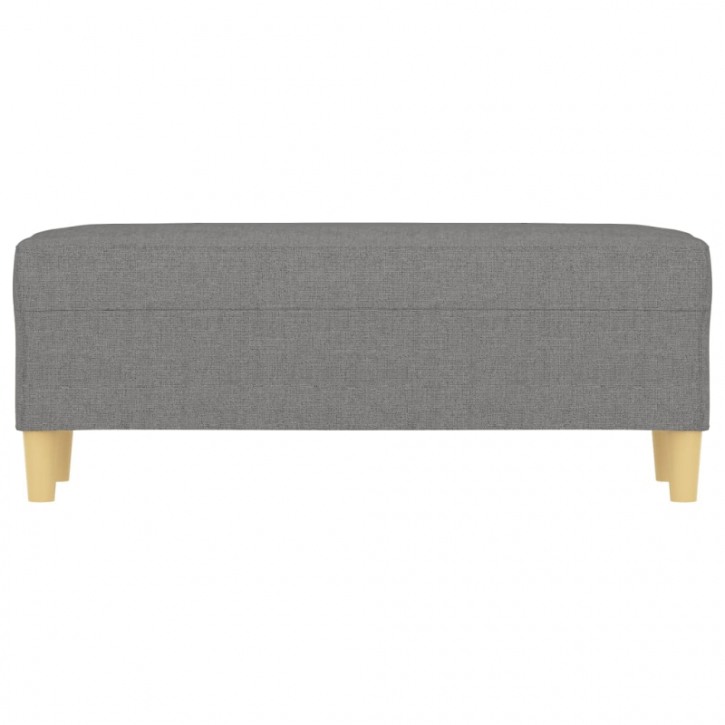 Sitzbank Dunkelgrau 100x35x41 cm Stoff