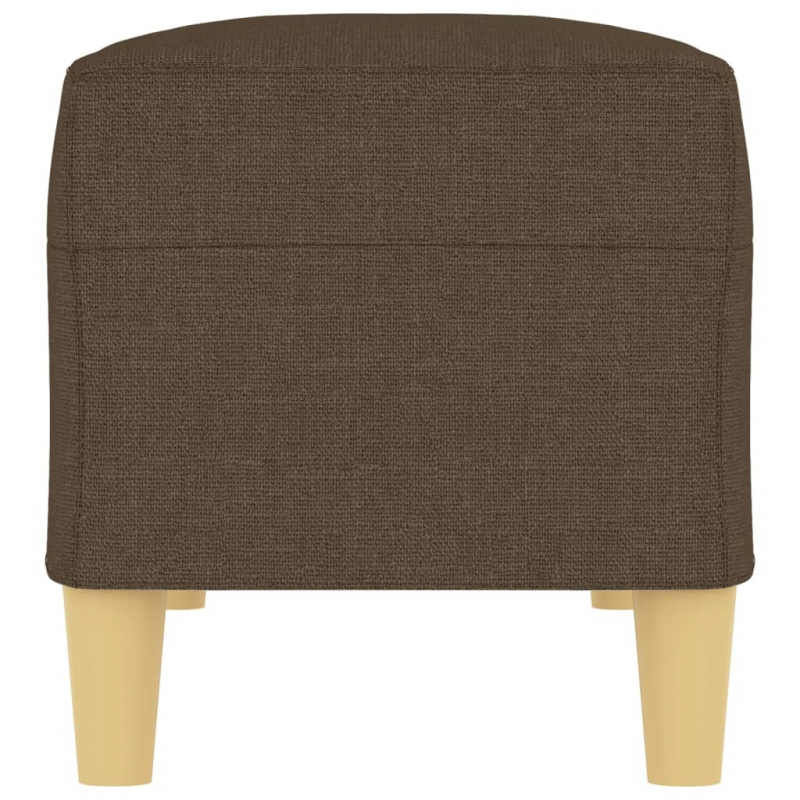 Sitzbank Braun 100x35x41 cm Stoff