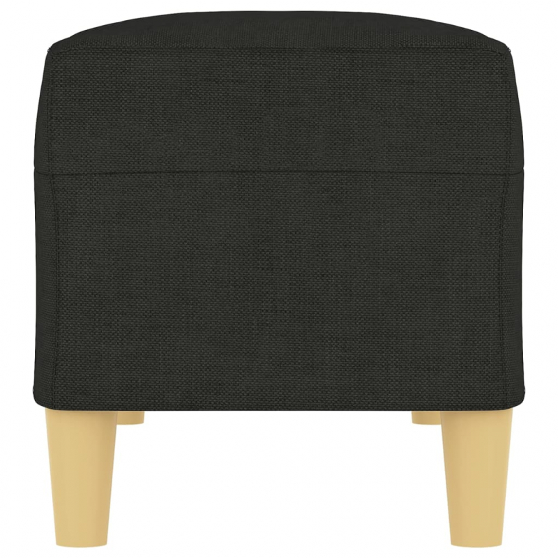 Sitzbank Schwarz 100x35x41 cm Stoff