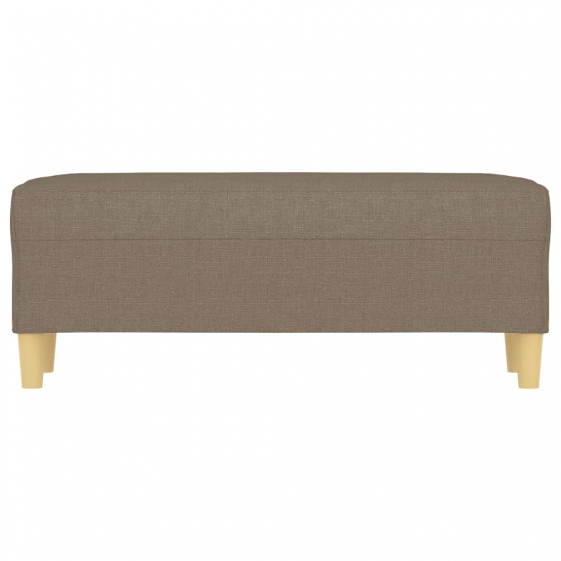Sitzbank Taupe 100x35x41 cm Stoff