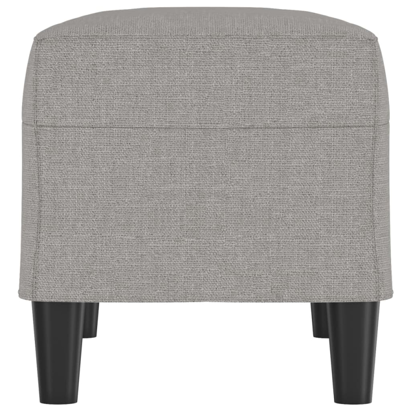 Sitzbank Hellgrau 70x35x41 cm Stoff