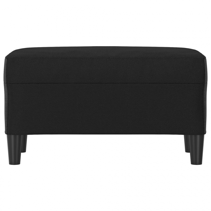 Sitzbank Schwarz 70x35x41 cm Kunstleder