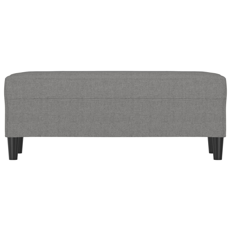 Sitzbank Dunkelgrau 100x35x41 cm Stoff