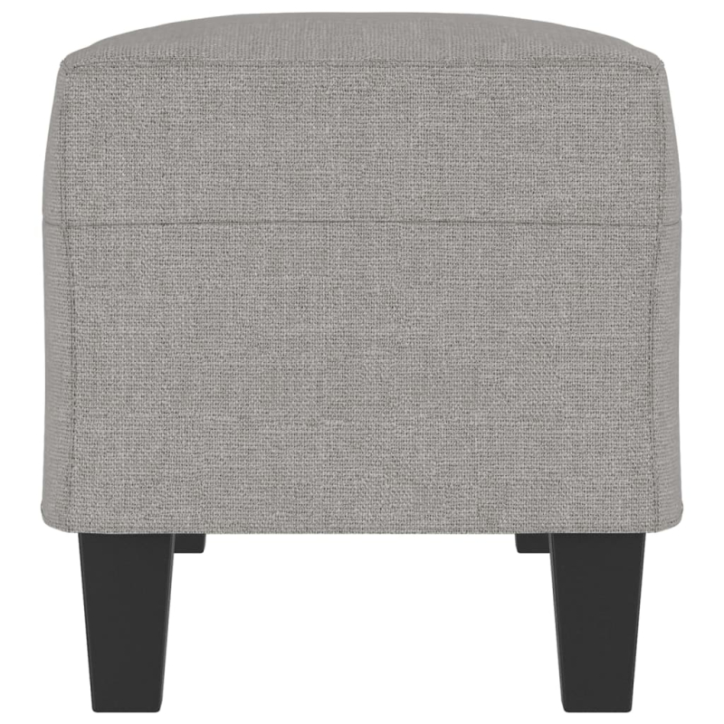 Sitzbank Hellgrau 100x35x41 cm Stoff