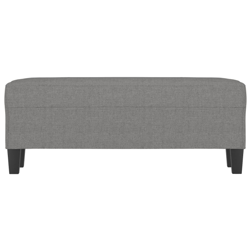 Sitzbank Dunkelgrau 100x35x41 cm Stoff