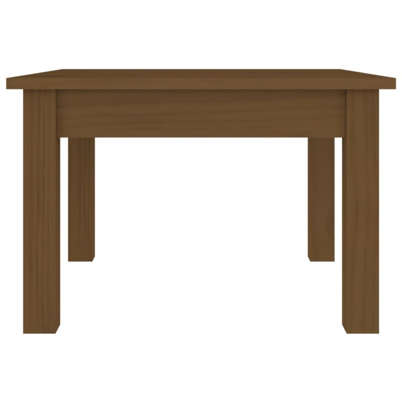 Couchtisch Honigbraun 45x45x30 cm Massivholz Kiefer