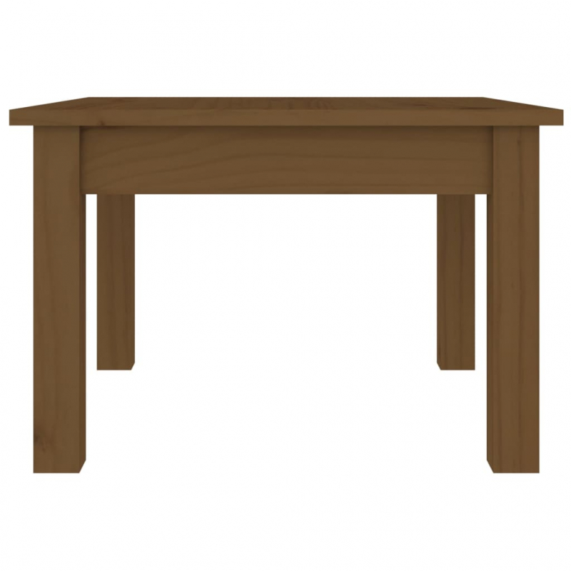 Couchtisch Honigbraun 45x45x30 cm Massivholz Kiefer