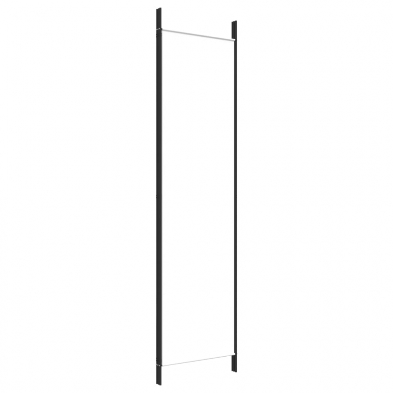 3-tlg. Paravent Weiß 150x200 cm Stoff