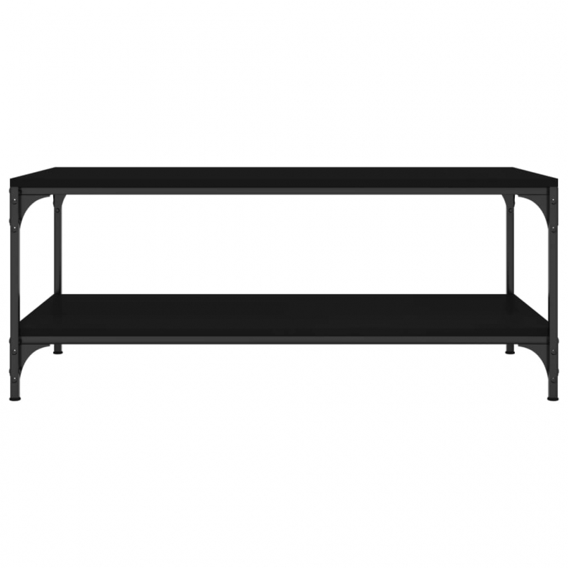 Couchtisch Schwarz 100x50x40 cm Holzwerkstoff