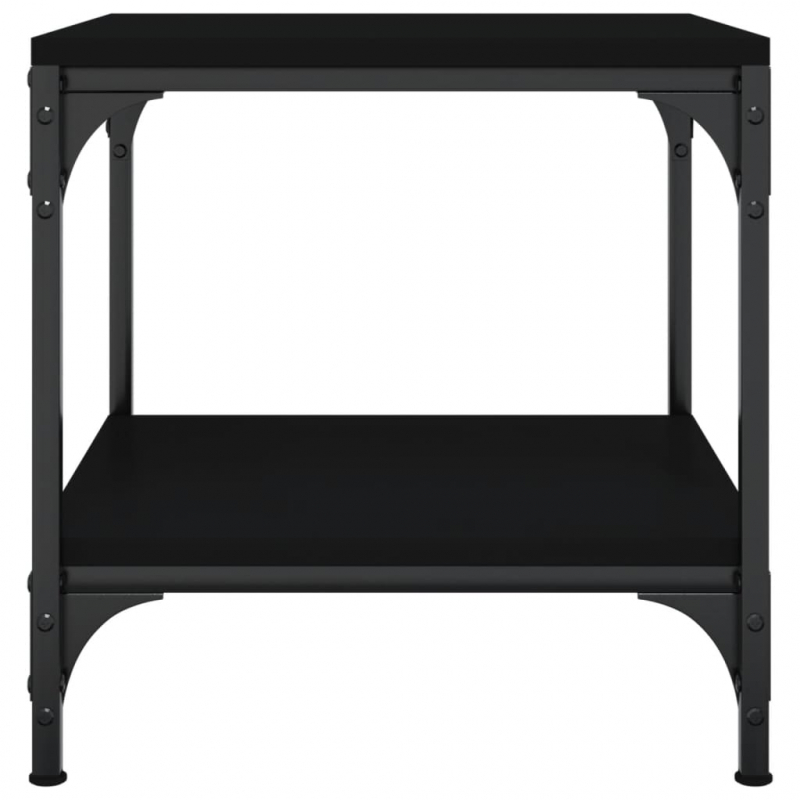 Beistelltisch Schwarz 40x40x40 cm Holzwerkstoff