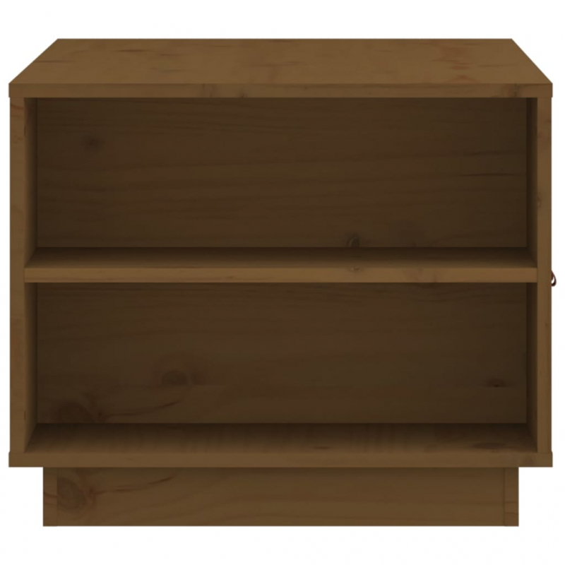 Couchtisch Honigbraun 100x50x41 cm Massivholz Kiefer