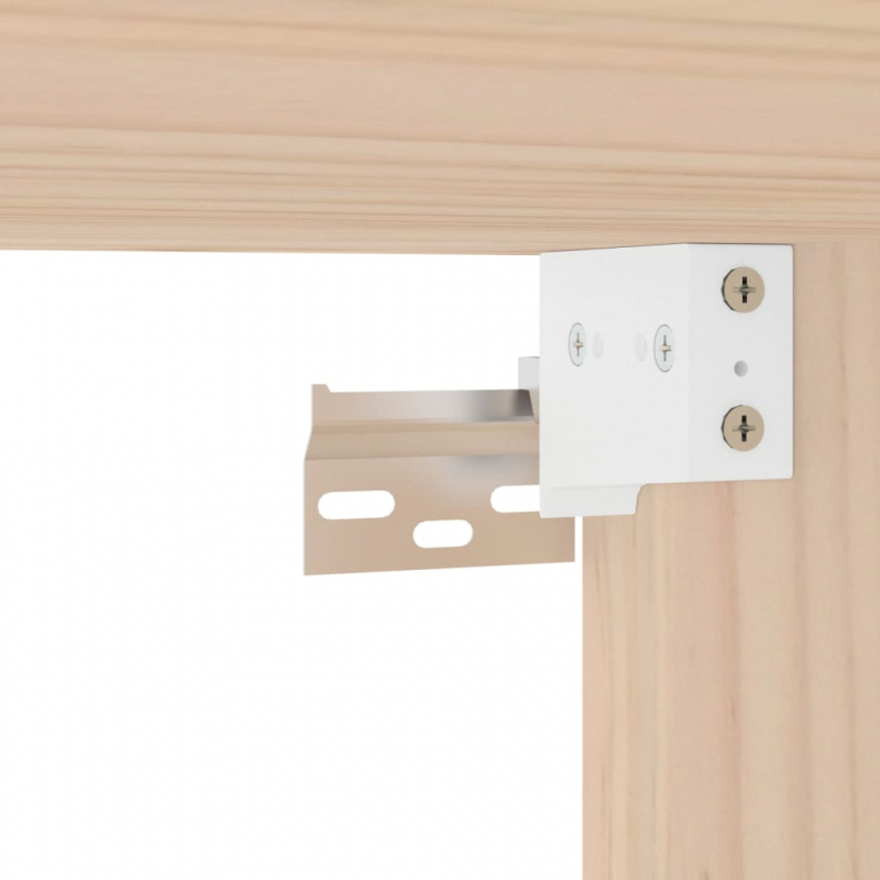 Wandschränke 2 Stk. 31,5x30x30 cm Massivholz Kiefer