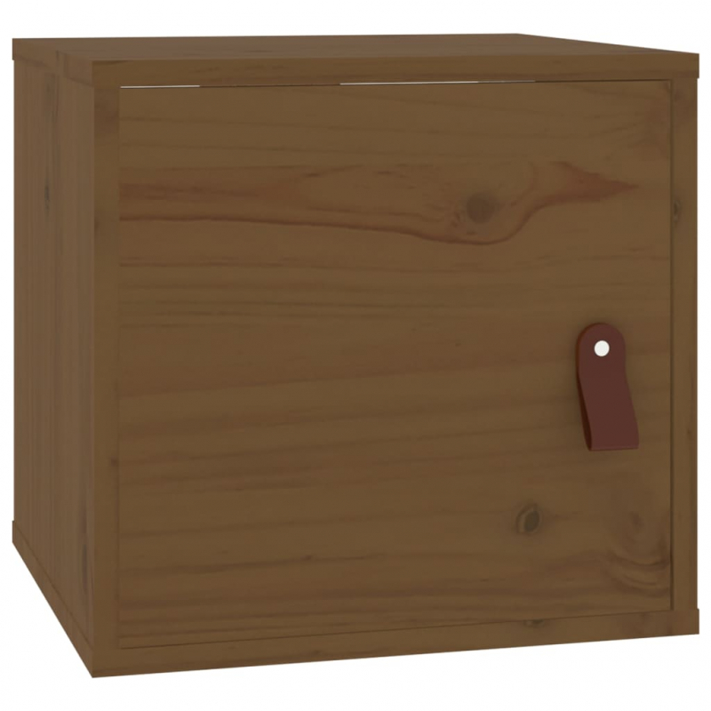 Wandschrank Honigbraun 31,5x30x30 cm Massivholz Kiefer