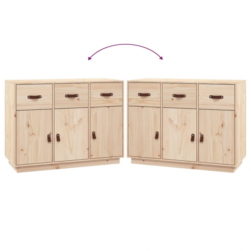 Sideboard 100x40x75 cm Massivholz Kiefer