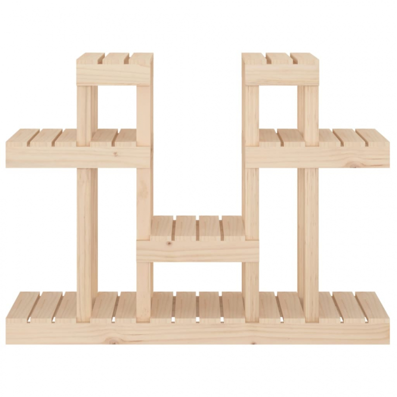 Pflanzenständer 104,5x25x77,5 cm Massivholz Kiefer