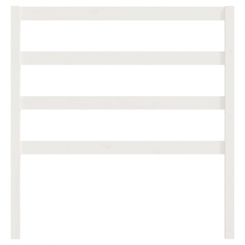 Kopfteil Weiß 95x4x100 cm Massivholz Kiefer