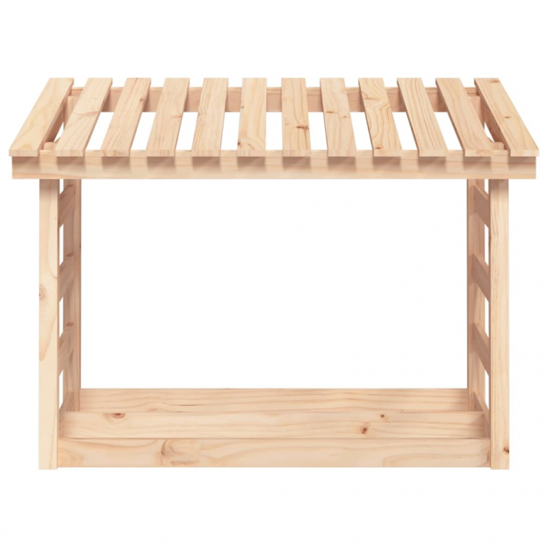 Kaminholzregal 108x64,5x78 cm Massivholz Kiefer