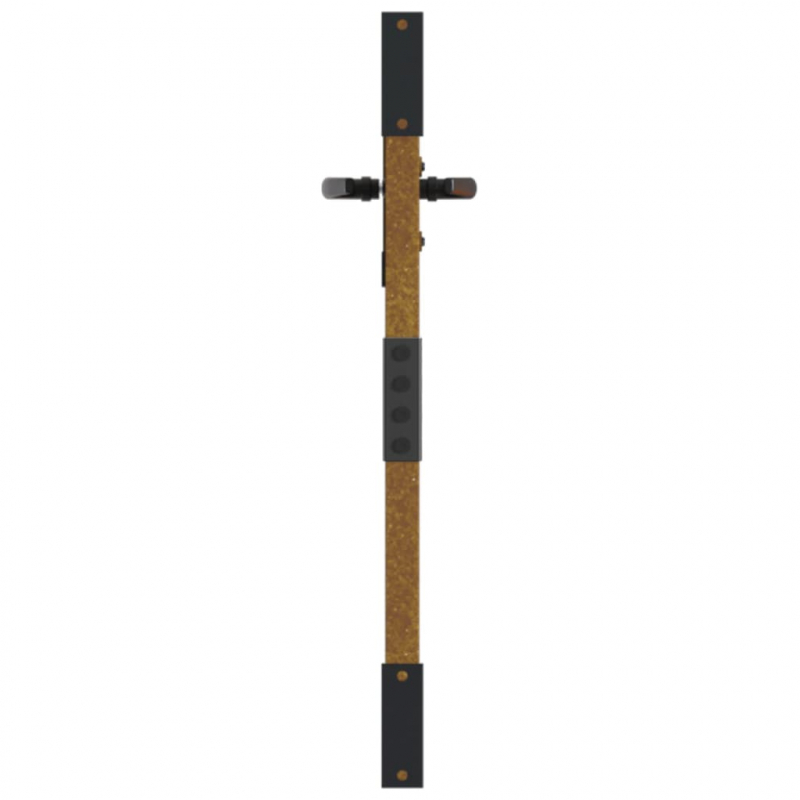 Gartentor 85x75 cm Cortenstahl Baum-Design