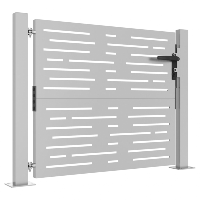 Gartentor 105x80 cm Cortenstahl Quadratisches Design