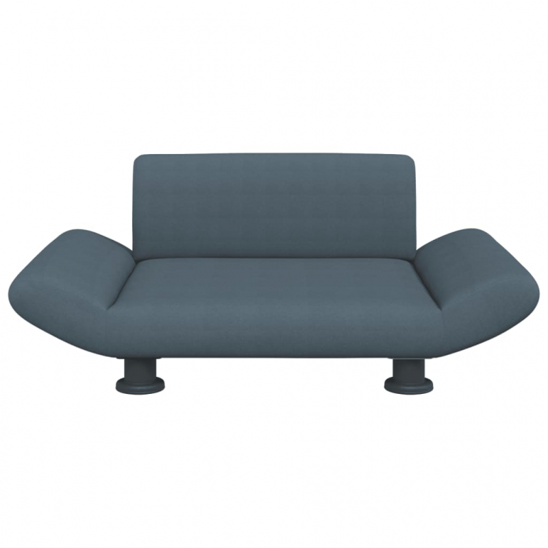 Hundebett Dunkelgrau 70x45x28 cm Stoff