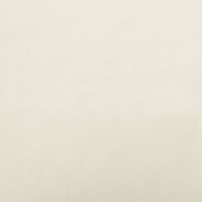 Hundebett mit Verlängerung Creme 100x50x30 cm Samt