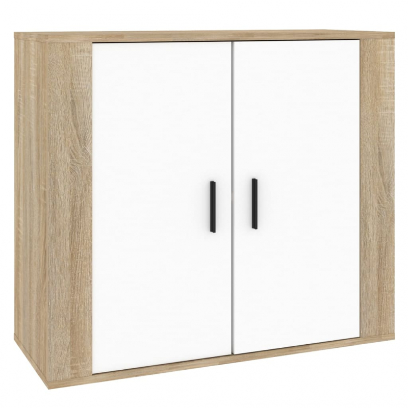 Sideboard Sonoma-Eiche 80x33x70 cm Holzwerkstoff