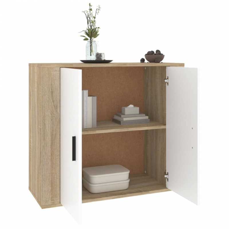 Sideboard Sonoma-Eiche 80x33x70 cm Holzwerkstoff