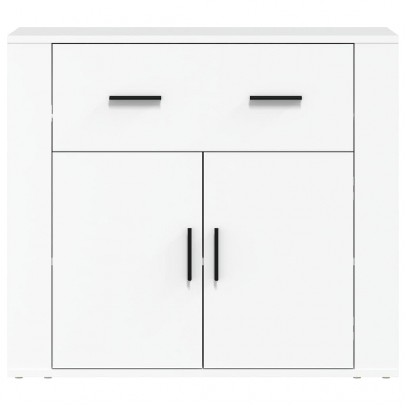 Sideboard Weiß 80x33x70 cm Holzwerkstoff