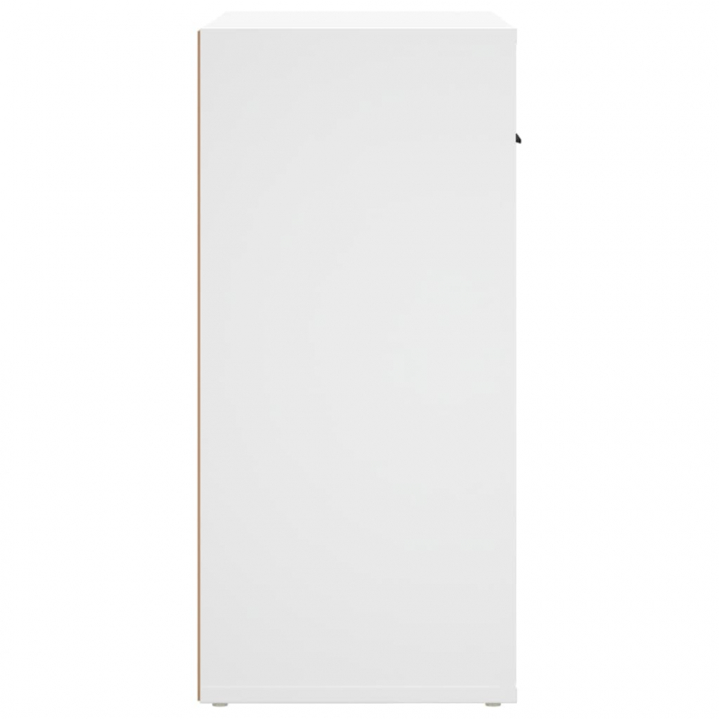 Sideboard Weiß 80x33x70 cm Holzwerkstoff