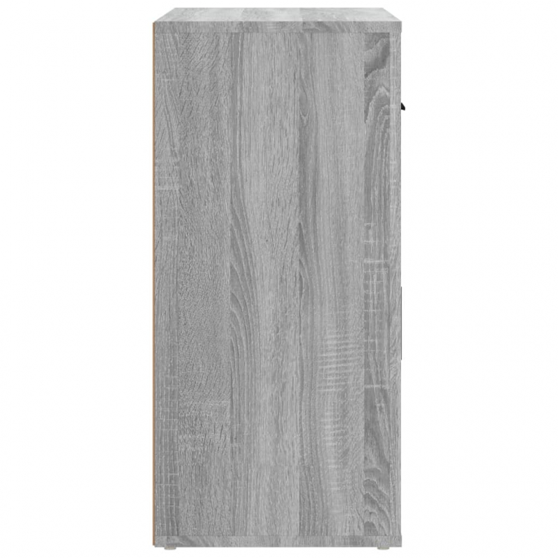 Sideboard Grau Sonoma 80x33x70 cm Holzwerkstoff