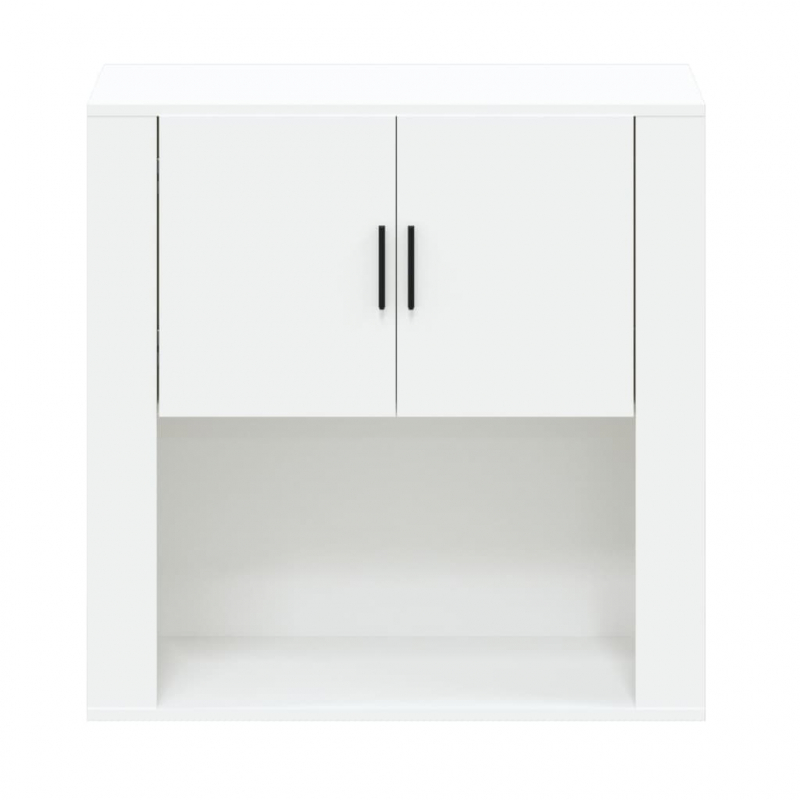 Wandschrank Weiß 80x33x80 cm Holzwerkstoff