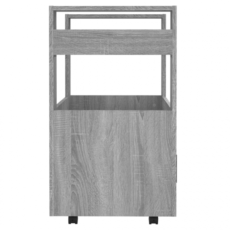Küchenwagen Grau Sonoma 60x45x80 cm Holzwerkstoff