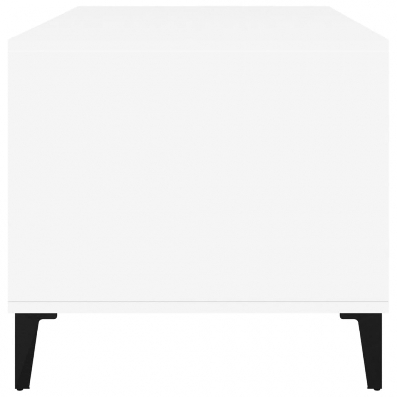 Couchtisch Weiß 90x49x45 cm Holzwerkstoff