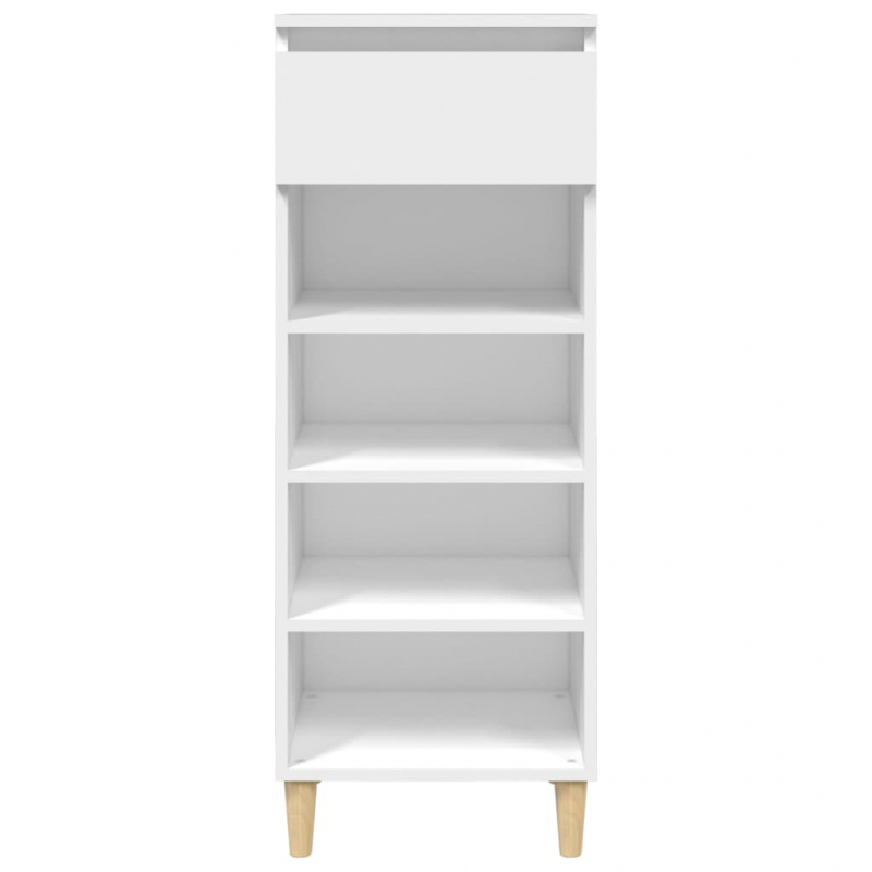 Schuhschrank Weiß 40x36x105 cm Holzwerkstoff