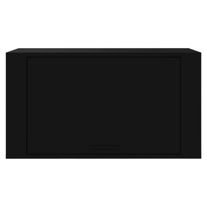 Wand-Schuhschrank Schwarz 70x35x38 cm Holzwerkstoff
