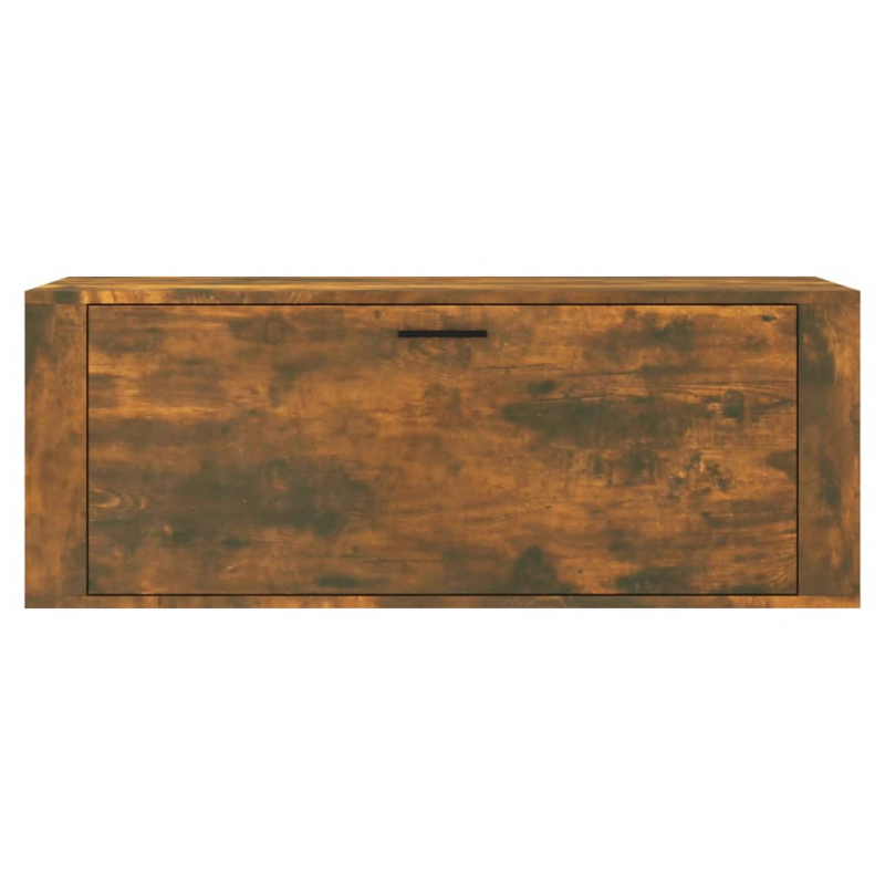 Wand-Schuhschrank Räuchereiche 100x35x38 cm Holzwerkstoff