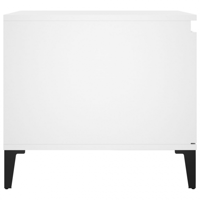 Couchtisch Weiß 100x50x45 cm Holzwerkstoff