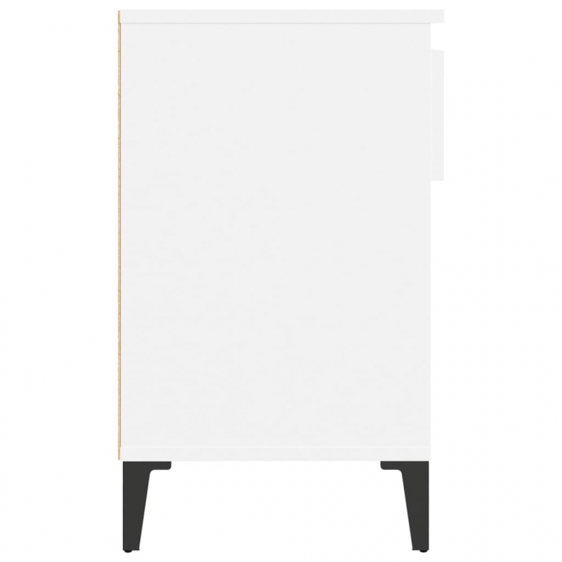 Schuhregal Weiß 102x36x60 cm Holzwerkstoff